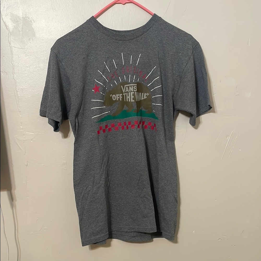 Vans Gray Short Sleeve Graphic Tee